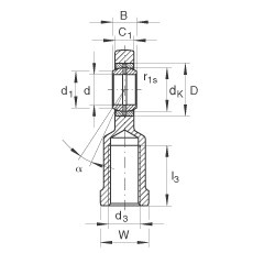 FAG Gelenkköpfe - GIR40-DO-2RS