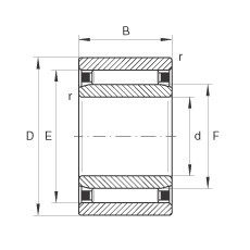 FAG Nadellager - NAO40X55X17-XL