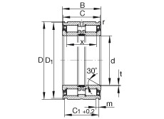 المحامل SL045016-PP INA