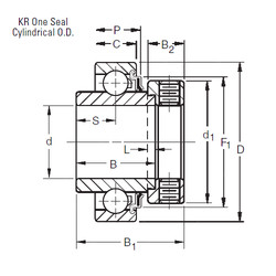 المحامل 1010KR Timken