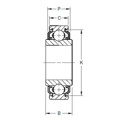 المحامل 38KVLL Timken