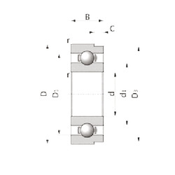 المحامل 3TM-SX06C62CS44 NTN