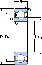 المحامل 6003-2Z/VA208 SKF