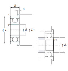 المحامل F604 KOYO