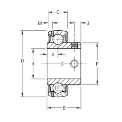 المحامل GYA200RRB Timken