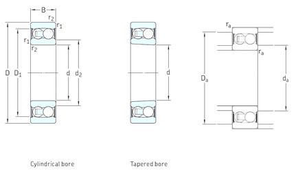 Bearing 2211E-2RS1TN9 SKF