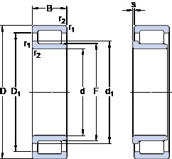 المحامل NJG 2352 VH SKF