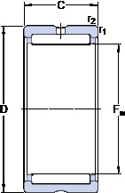 المحامل NK 90/25 SKF