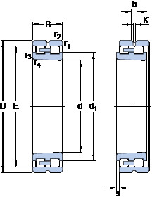 المحامل NN 3036 K/SPW33 SKF