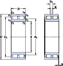 المحامل NNCF 5015 CV SKF