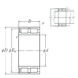 المحامل NNCF4996V NSK