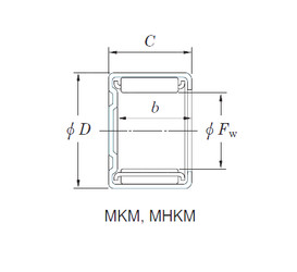 المحامل MHKM1020 KOYO