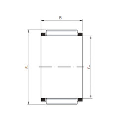 المحامل KBK18X22X22 CX