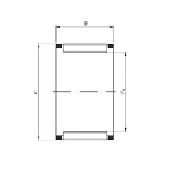 المحامل KZK20X26X12 ISO