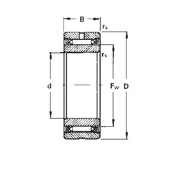 المحامل NA2100 Timken