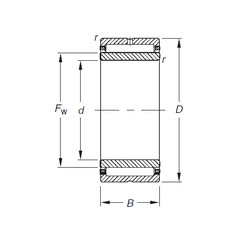 المحامل NKJ38/20 Timken