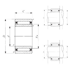 المحامل NAF 102612 IKO