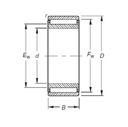 المحامل NAO25X40X26 Timken