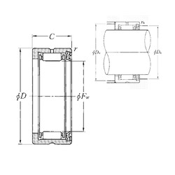 المحامل RNA4904L NTN