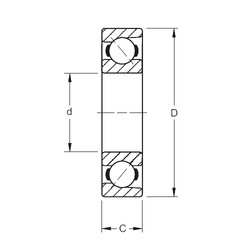 المحامل 7409W Timken