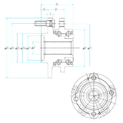 المحامل ZA-58BWKH06E2-JB--01 NSK