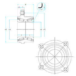 المحامل ZA-/H0/52KWH01-Y--01 NSK