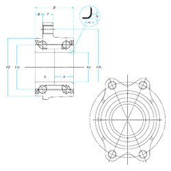 المحامل ZA-38BWK01J-Y-2CA-01 NSK