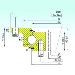 المحامل ZBL.30.1355.201-2SPTN ISB