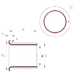 المحامل EGF30260-E40-B INA