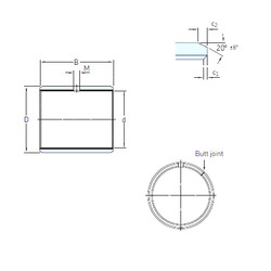 المحامل PCM 505560 E SKF