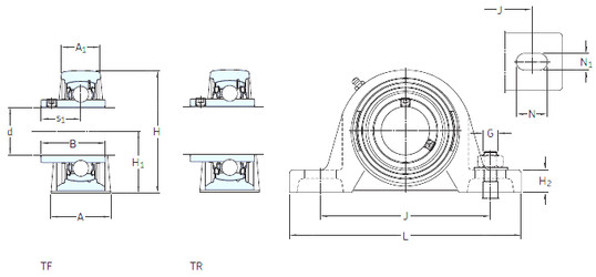 المحامل SY 1/2 TF SKF