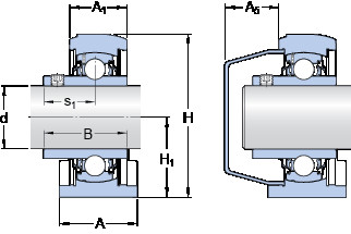 المحامل SYFWK 50 LTA SKF