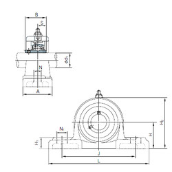 المحامل UCEP207 NACHI