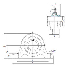 المحامل UCIP212-38 KOYO