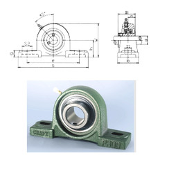 المحامل UCP328 CRAFT