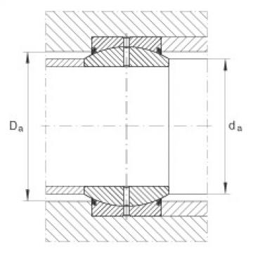 FAG Radial spherical plain bearings - GE180-DO-2RS