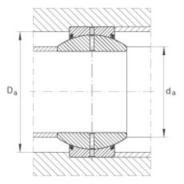 FAG Radial spherical plain bearings - GE110-FO-2RS