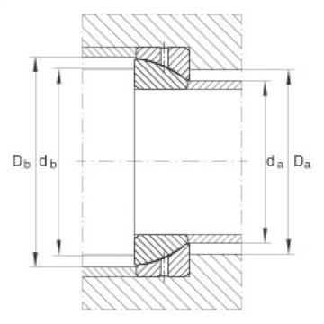 FAG Angular contact spherical plain bearings - GE160-SX