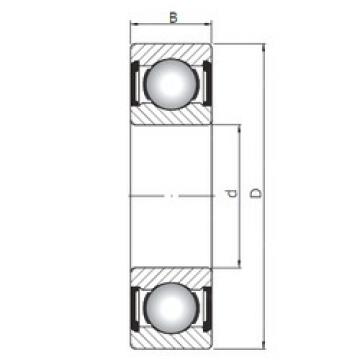 المحامل 6038 ZZ ISO