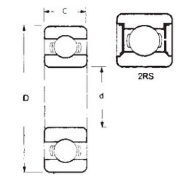 المحامل 16007-2RS FBJ