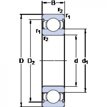 المحامل 6018-2Z SKF