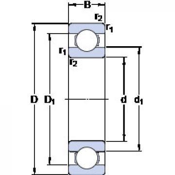 المحامل 16007 SKF