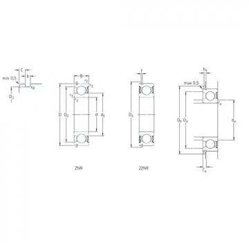 المحامل 216-2ZNR SKF