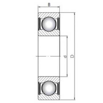 المحامل 6010-2RS CX