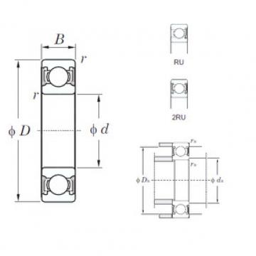 المحامل 6001-2RU KOYO