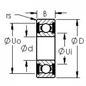 المحامل 607H-2RS AST