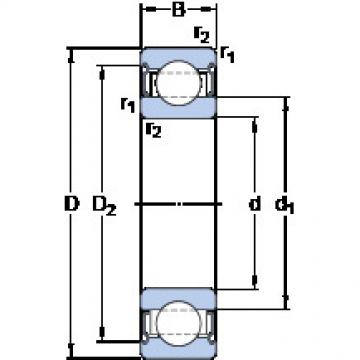 المحامل 6010-2Z/VA208 SKF