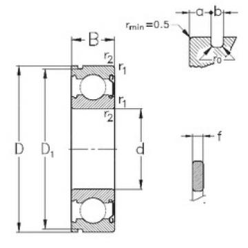 المحامل 6014-Z-NR NKE