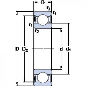 المحامل 6018-2RS1 SKF