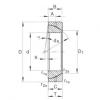 FAG Angular contact spherical plain bearings - GE160-SX